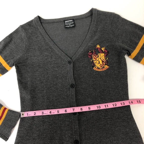 Harry Potter Gryffindor sweater cardigan gray - Picture 3 of 7